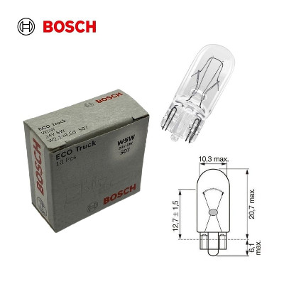 AMPUL 24V 5W GÖSTERGE DİPSİZ 2845